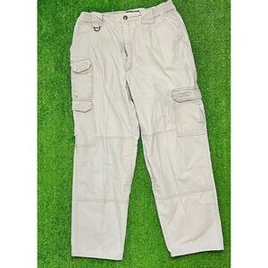 Vintage 5.11 Tactical Cargo Pant Womens 30 X 26 Khaki Double Knee‎ Hunting Baggy